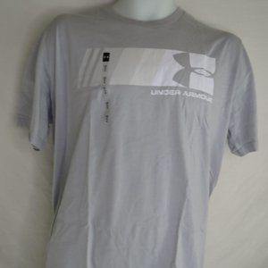 Under Armour Mens Size L Grey Short Sleeve Shirt